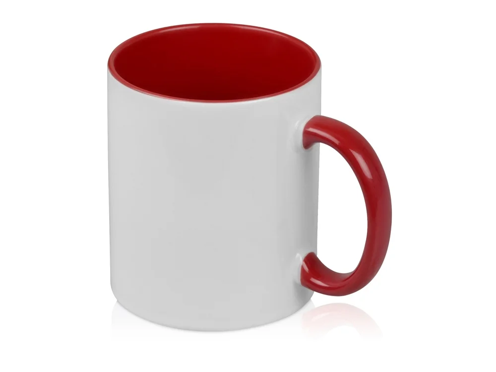 Кружка Sublime Color для сублимации белый/красный 320 мл