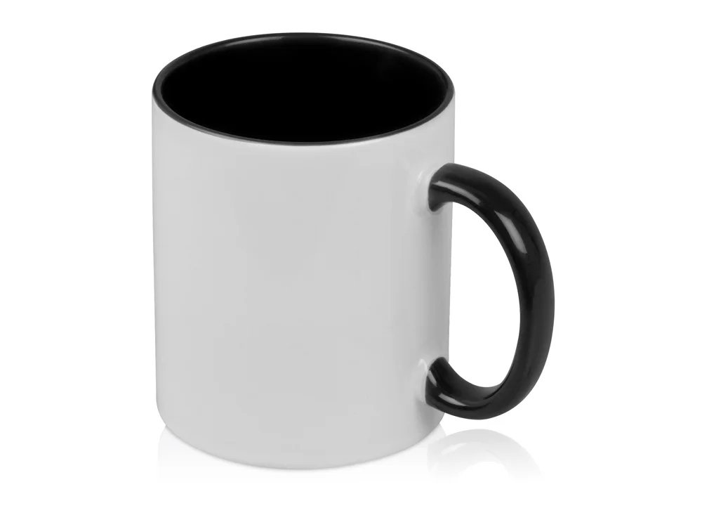 Кружка Sublime Color для сублимации белый/черный 320 мл