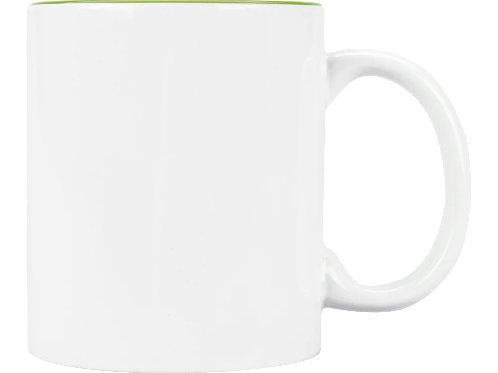 Кружка Gain белый/зеленое яблоко 320 мл - фото 2