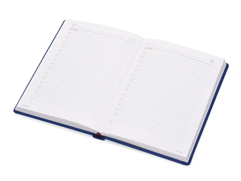 Ежедневник недатированный А5 Velvet синий A5 - фото 2