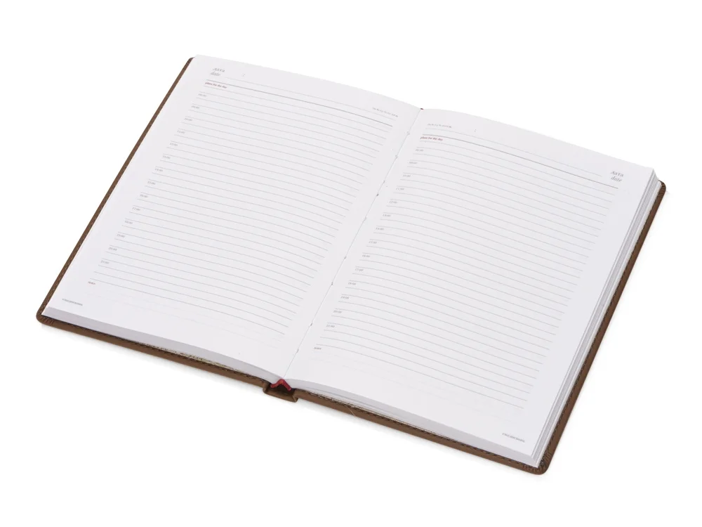 Ежедневник недатированный А5 «Velvet», коричневый, A5 - фото 2