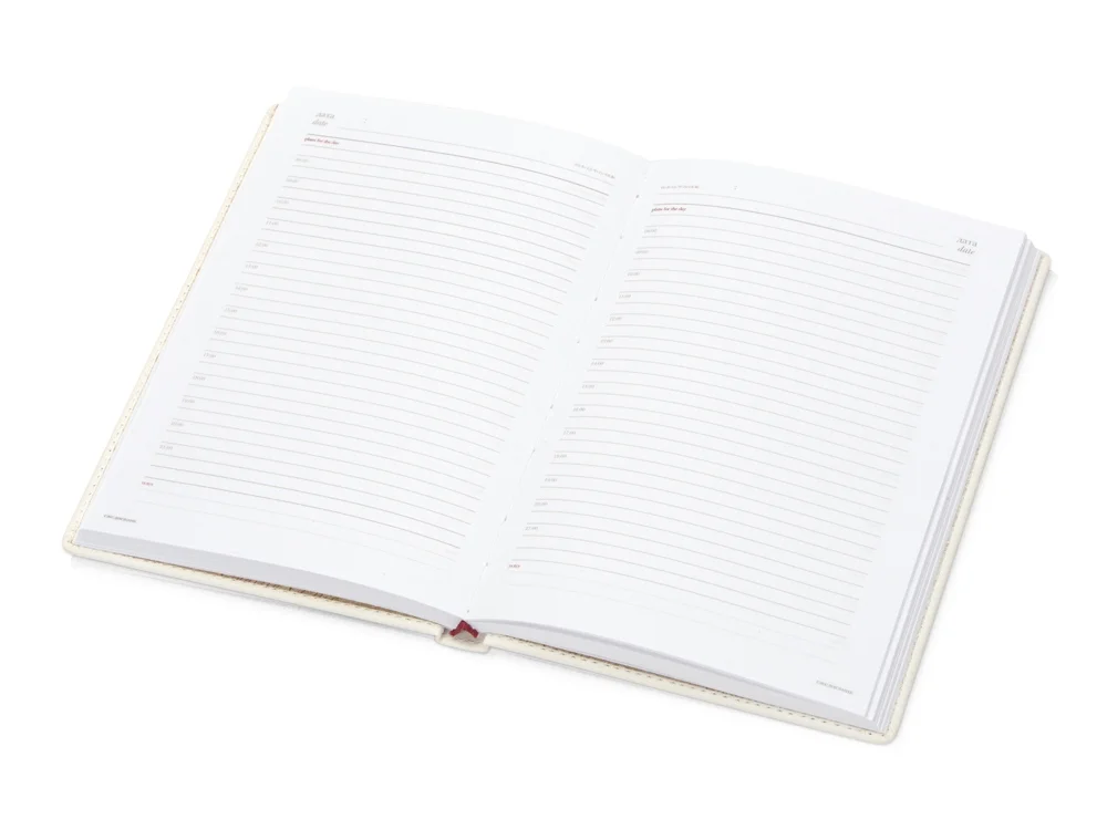 Ежедневник недатированный А5 «Velvet», белый, A5 - фото 2