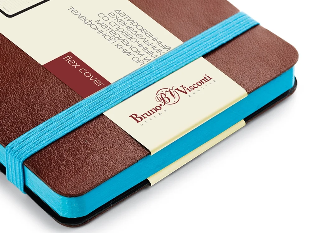 Ежедневник недатированный А5 «Megapolis Soft», коричневый - фото 4