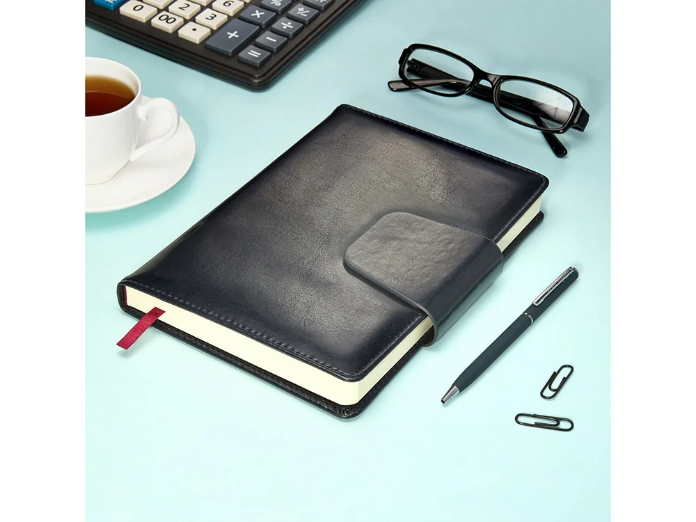 Ежедневник недатированный А5 «Prestige», синий - фото 9