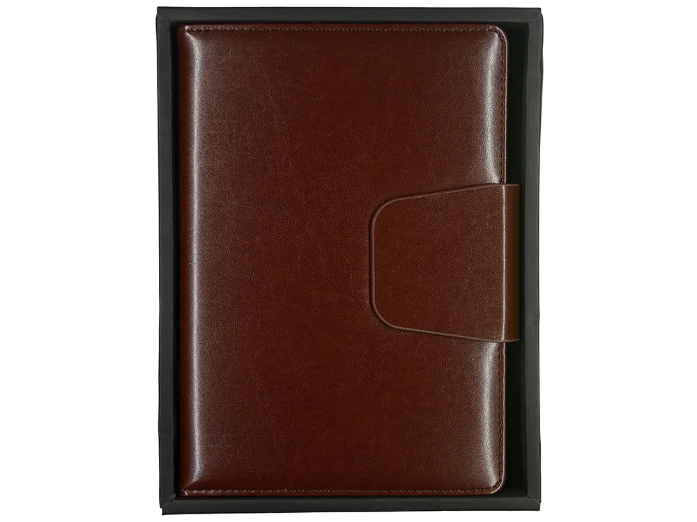 Ежедневник недатированный А5 Prestige коричневый - фото 4