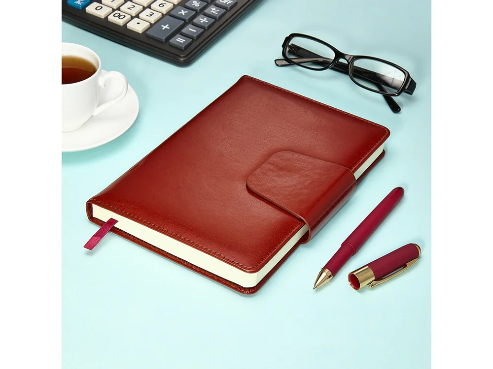 Ежедневник недатированный А5 «Prestige», темно-коричневый - фото 6