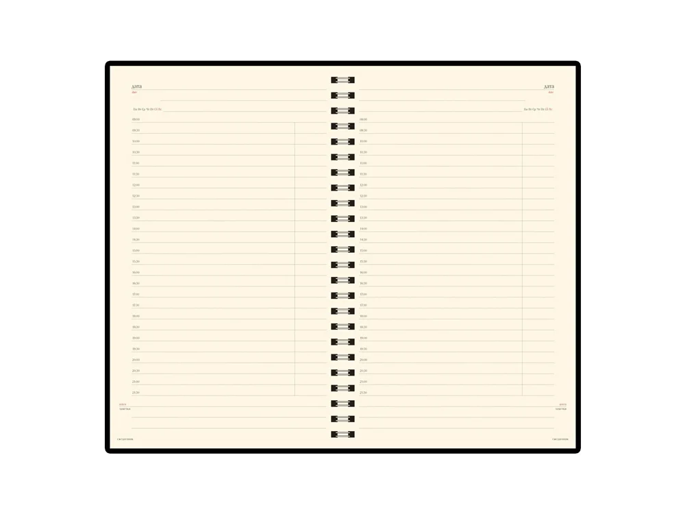 Ежедневник недатированный А5 «Milano», темно-синий - фото 2