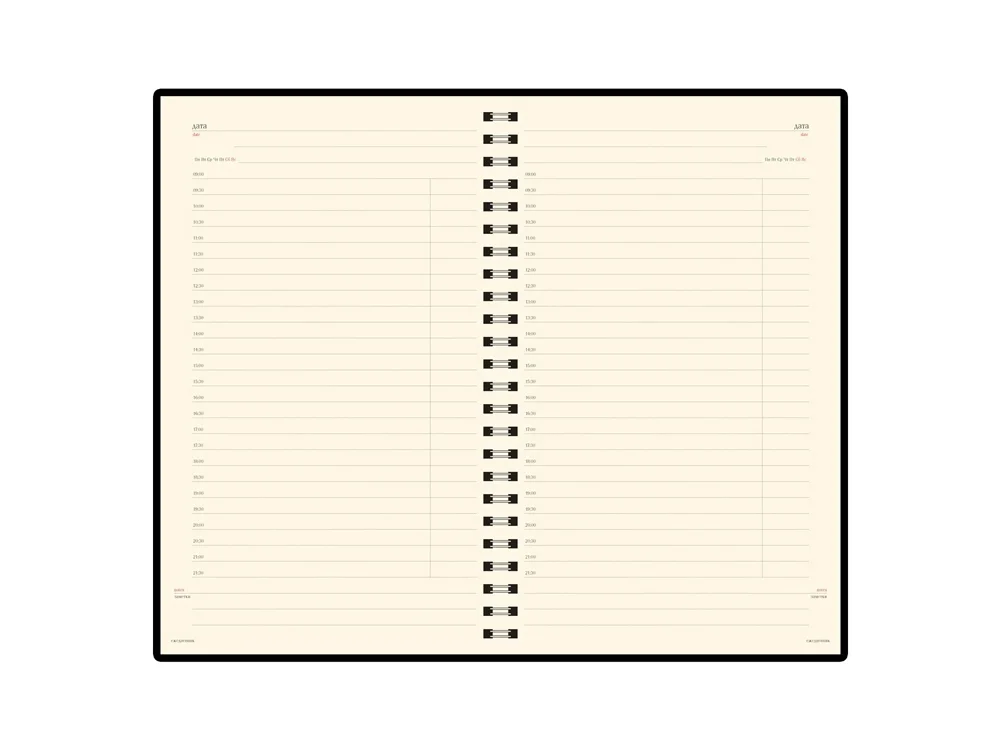 Ежедневник недатированный А5 «Milano», синий - фото 2