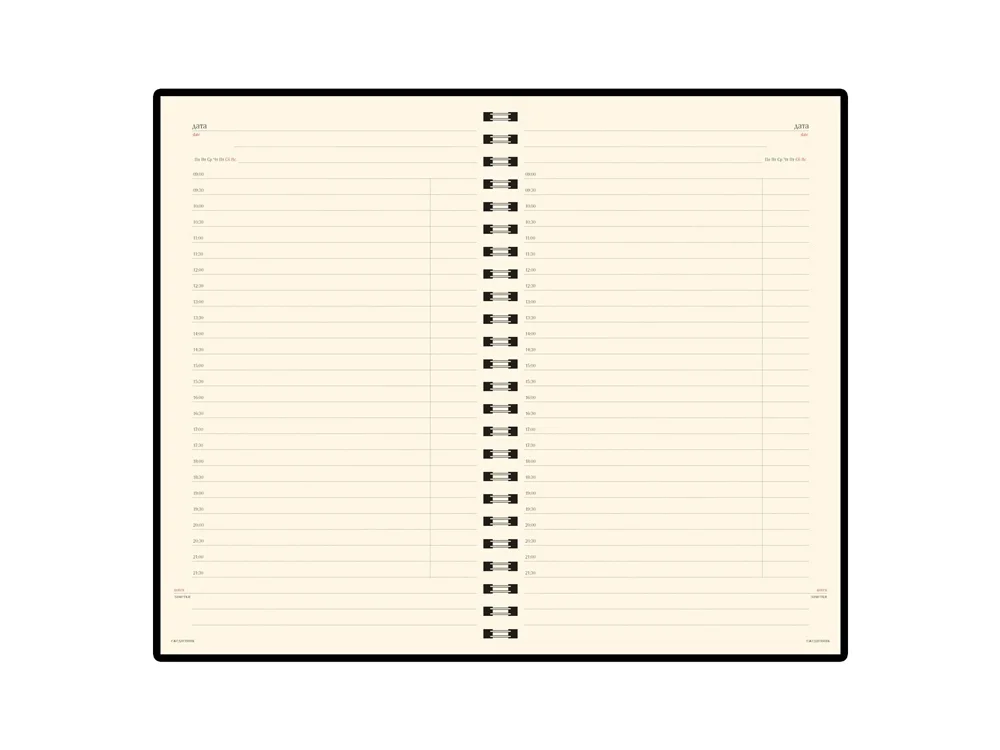 Ежедневник недатированный А5 «Milano», оранжевый - фото 2