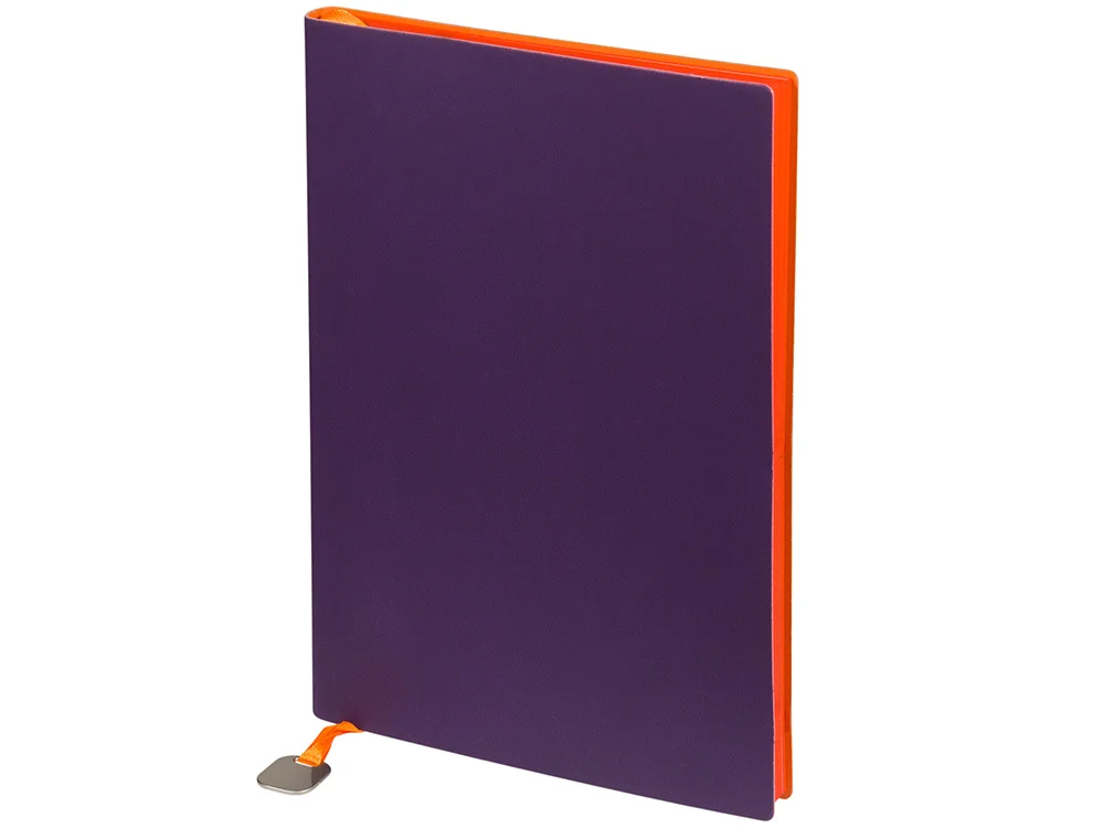 Ежедневник недатированный А5 «Mercury», фиолетовый/оранжевый - фото 2