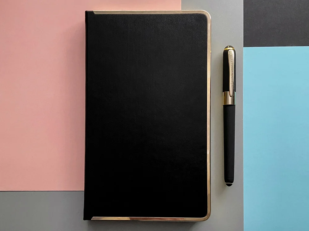 Ежедневник недатированный A5 «Chelsea», черный/золотистый - фото 5