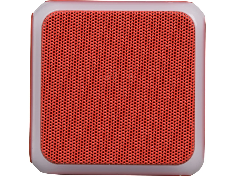 Портативная колонка «Cube» с подсветкой, красный - фото 4