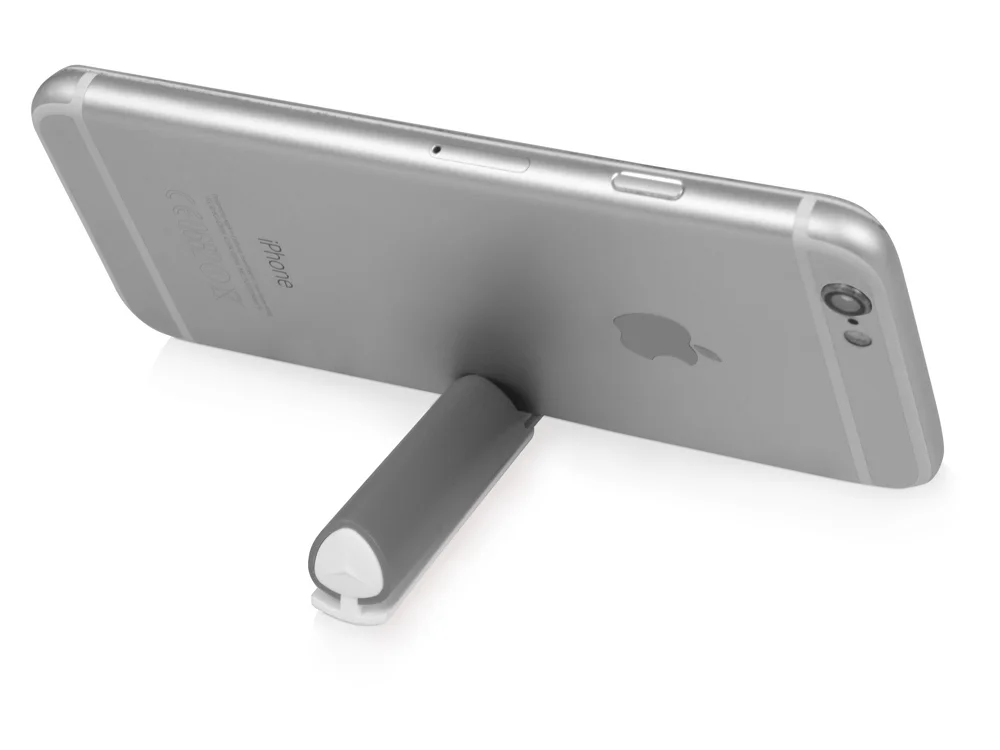 Ручка-подставка пластиковая шариковая трехгранная Nook серый - фото 7