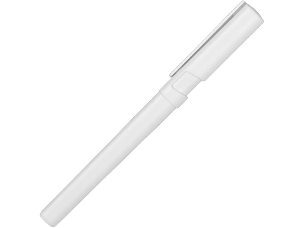 Ручка-подставка пластиковая шариковая трехгранная «Nook», белый - фото 3