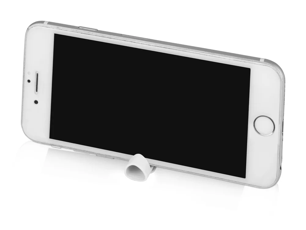 Ручка-подставка пластиковая шариковая трехгранная «Nook», белый - фото 6