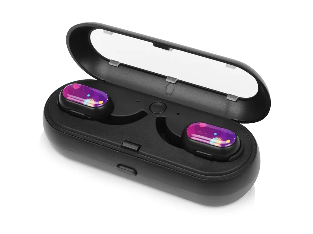 Беспроводные наушники Pals с зарядным чехлом черный - фото 2