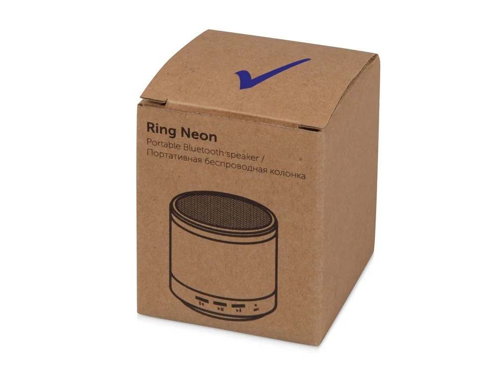 Портативная колонка Ring neon с подсветкой корпуса - фото 5
