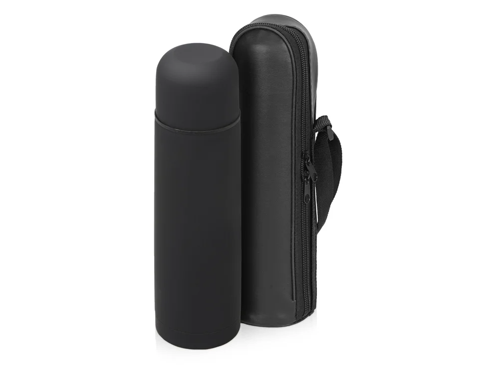 Термос Ямал Soft Touch с чехлом - фото 8