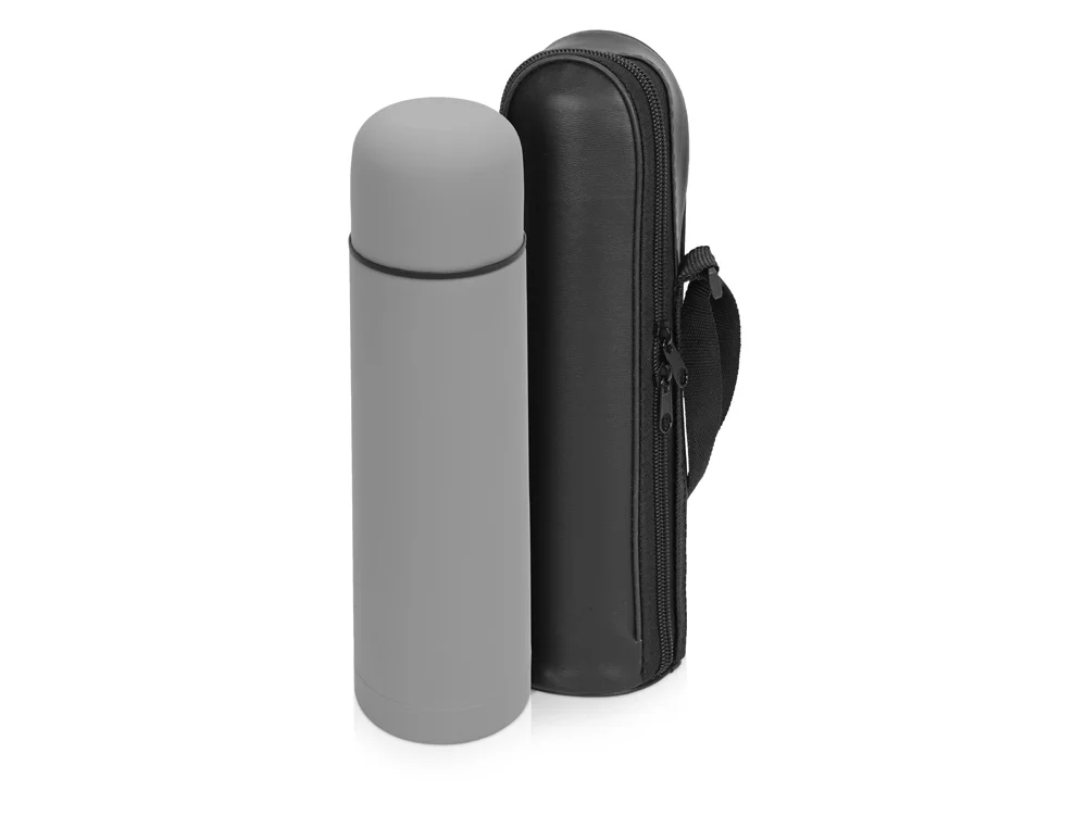 Термос Ямал Soft Touch с чехлом - фото 9