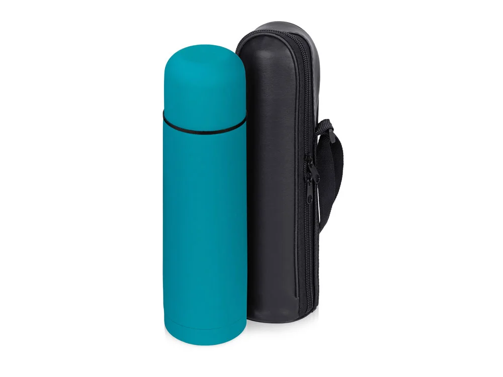 Термос Ямал Soft Touch с чехлом - фото 13