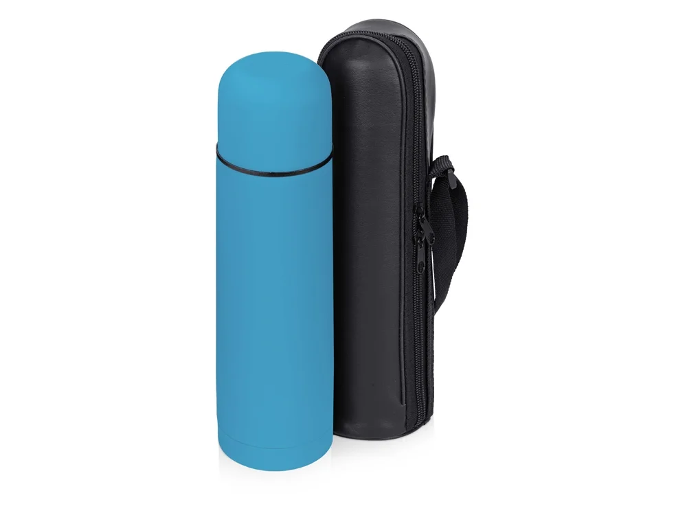 Термос Ямал Soft Touch с чехлом - фото 15