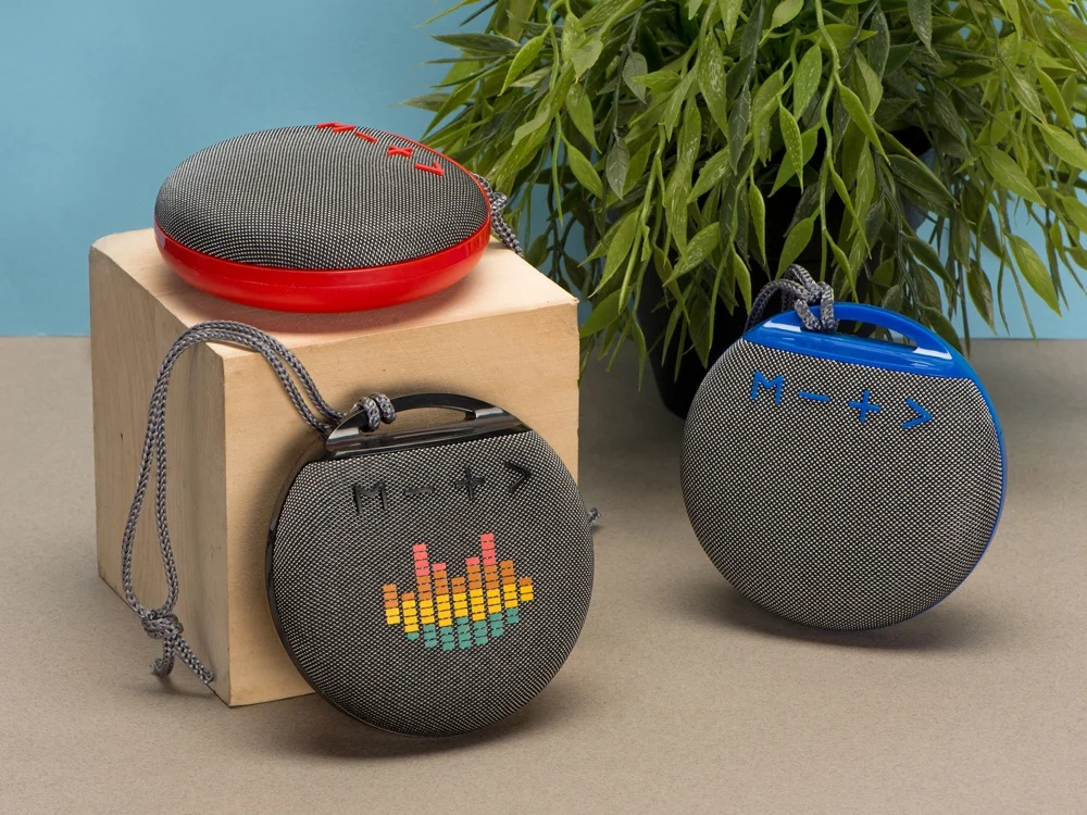 Портативная колонка Tempo синий/серый - фото 4