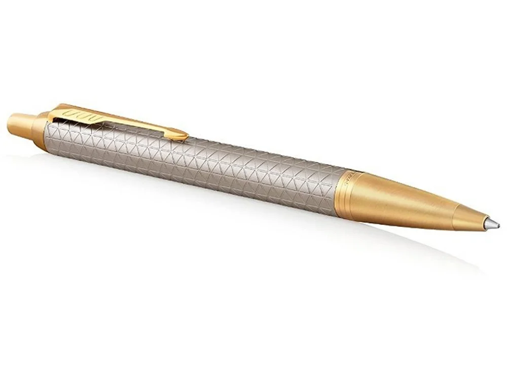 Ручка шариковая Parker IM Premium, серый, золотистый, серебристый - фото 3