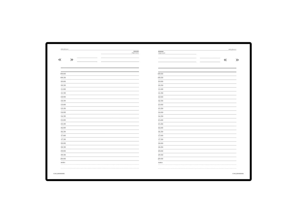 Ежедневник недатированный А6 Бумвинил черный A6 - фото 2