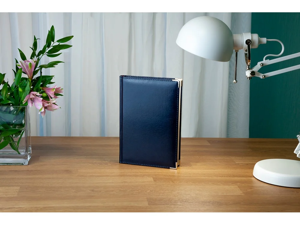 Ежедневник А5 полудатированный Imperium синий A5 - фото 3