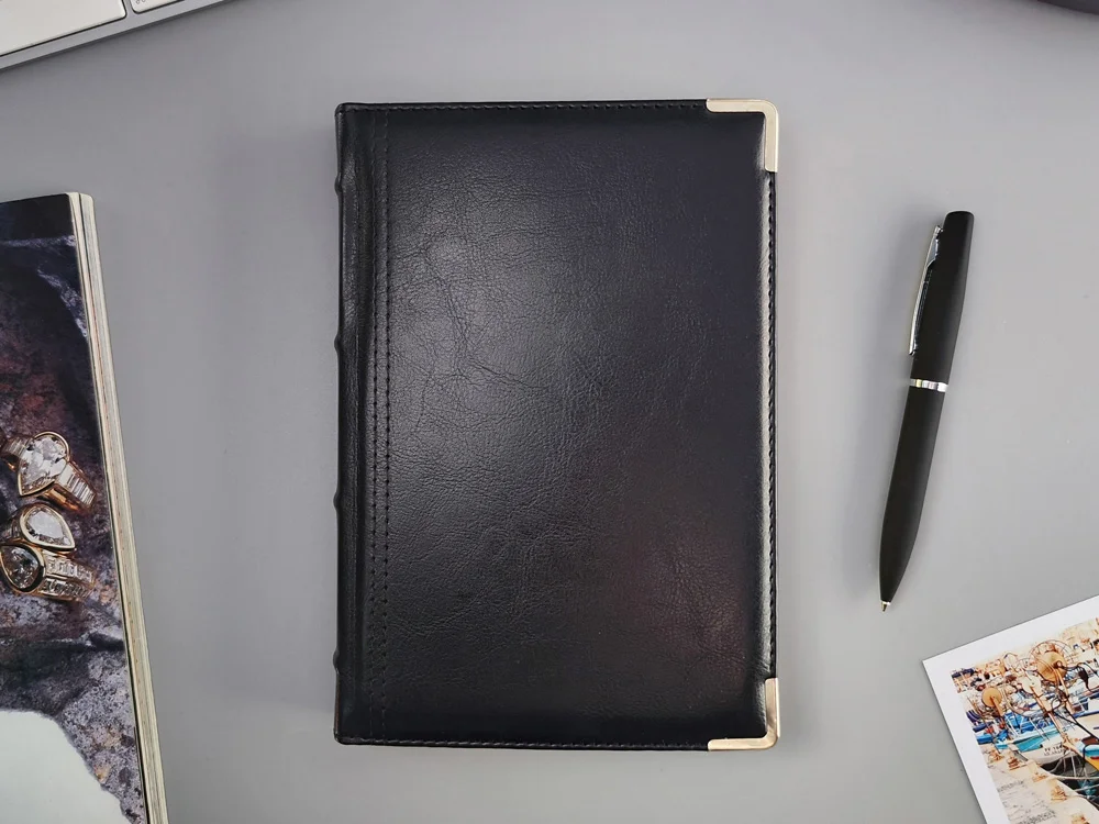 Ежедневник полудатированный А5 Boss черный A5 - фото 13