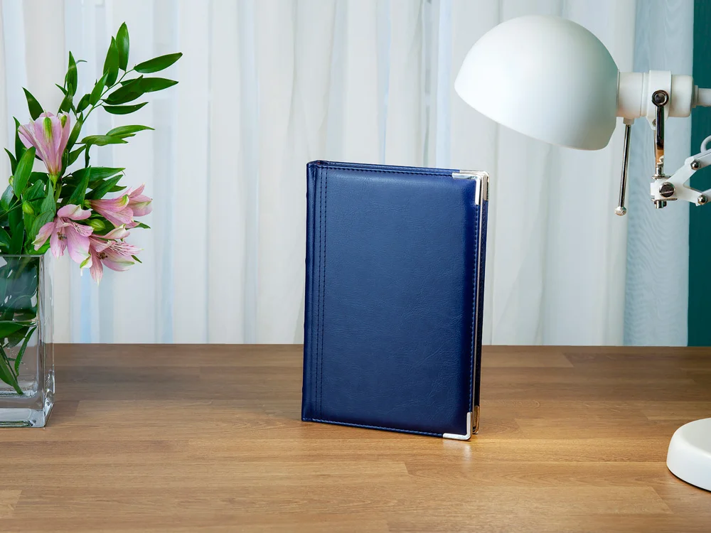 Ежедневник полудатированный А5 Boss синий A5 - фото 11