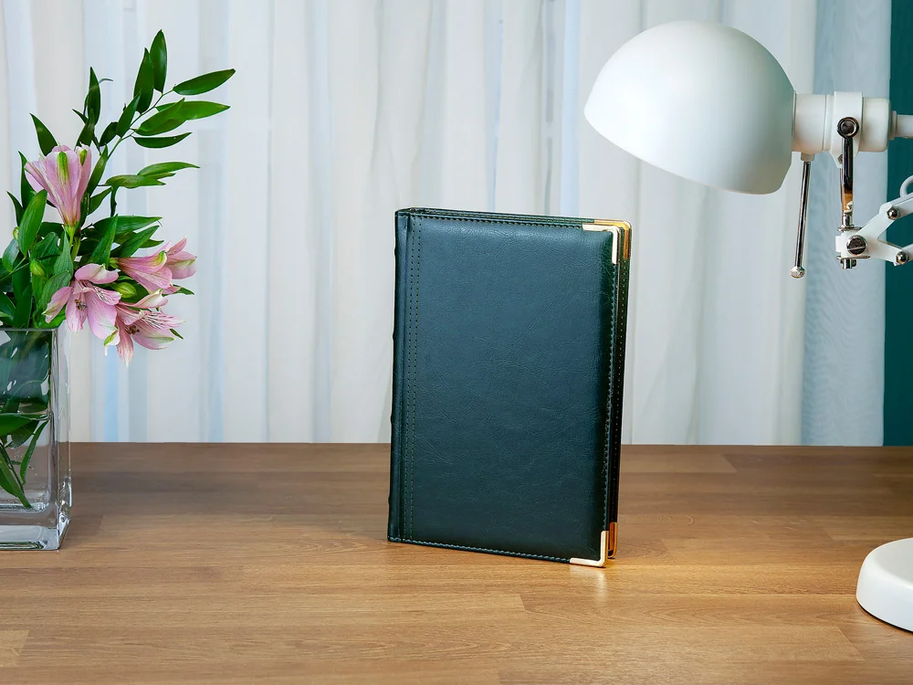 Ежедневник полудатированный А5 Boss зеленый A5 - фото 11