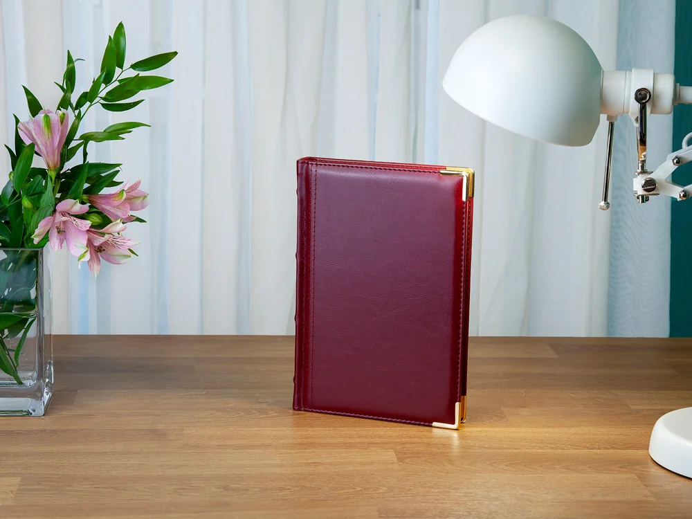 Ежедневник полудатированный А5 «Boss», бордовый, A5 - фото 11