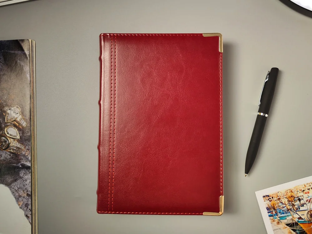 Ежедневник полудатированный А5 «Boss», бордовый, A5 - фото 12