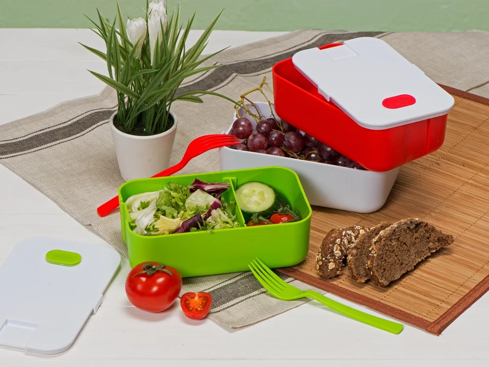 Ланч-бокс Neo синий/белый 1000 мл - фото 13