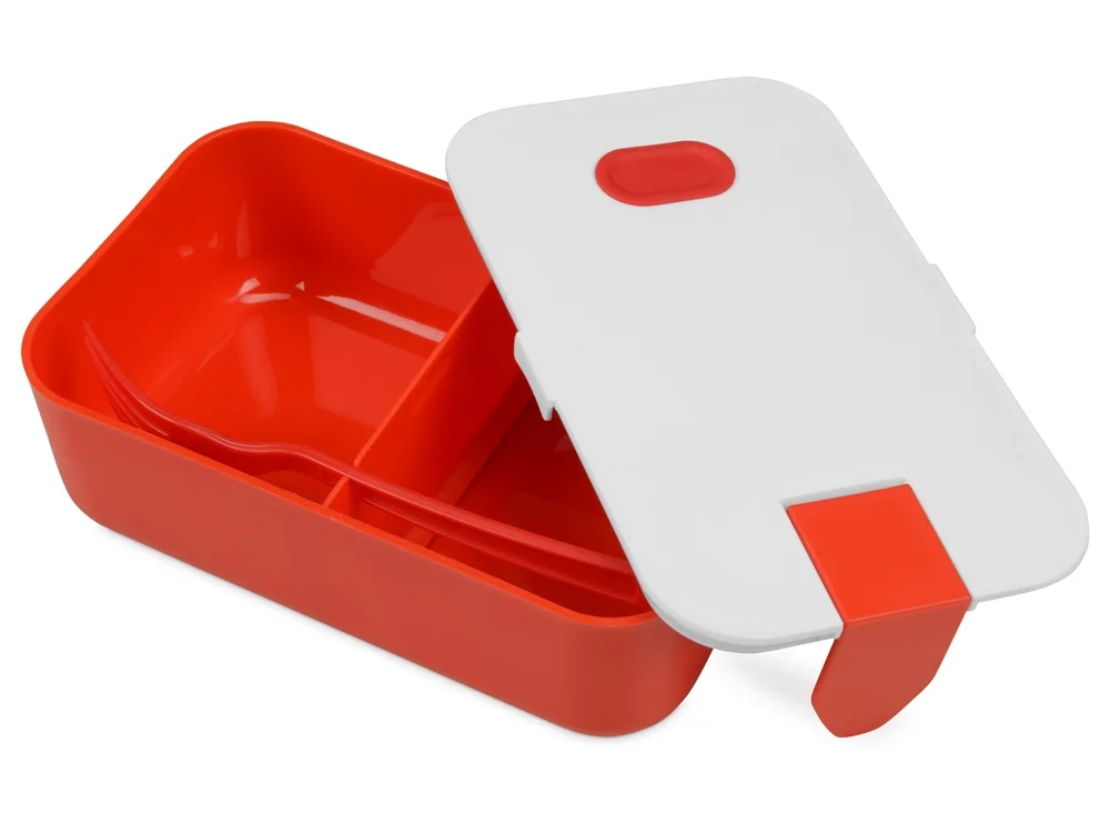 Ланч-бокс Neo красный/белый 1000 мл - фото 2