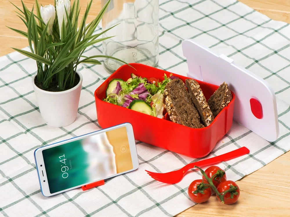 Ланч-бокс Neo зеленое яблоко/белый 1000 мл - фото 12