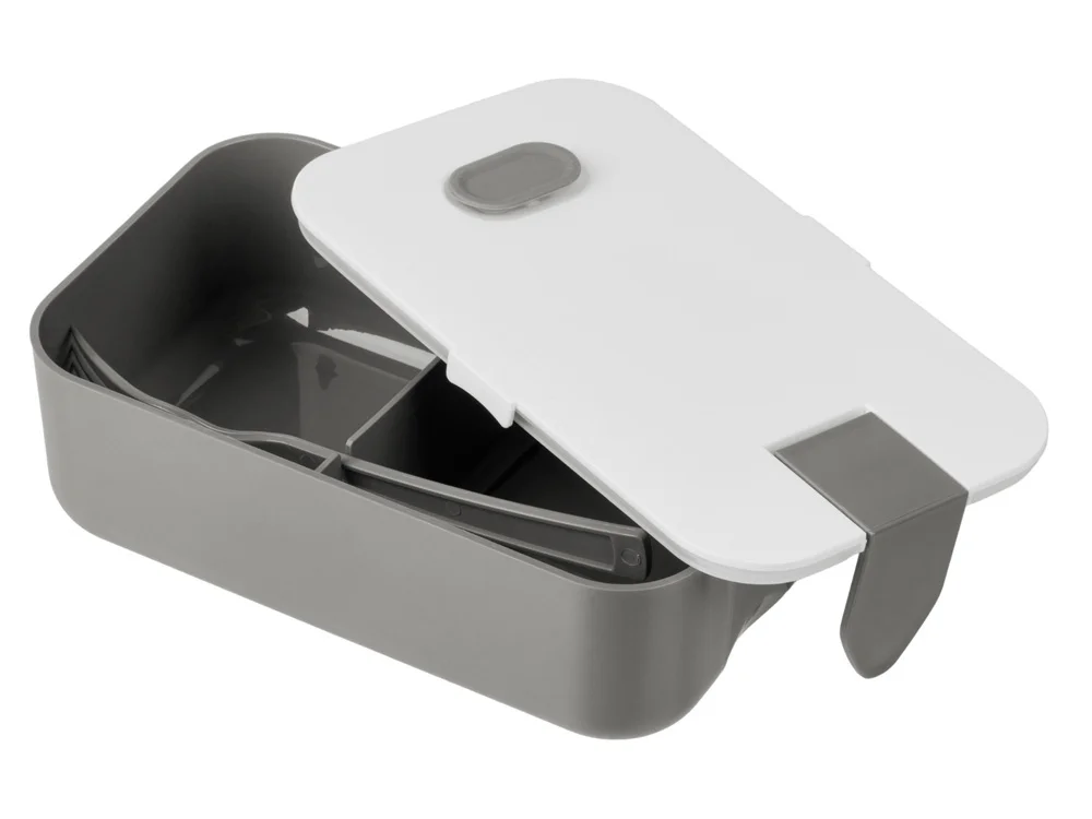 Ланч-бокс «Neo», темно-серый/белый, 1000 мл - фото 2