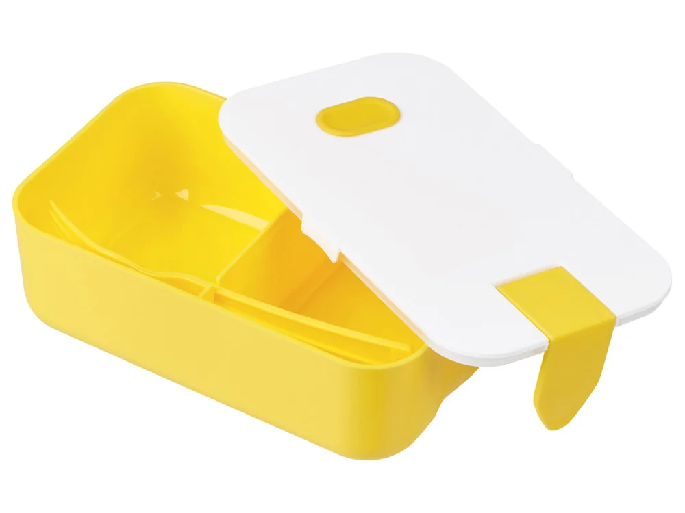 Ланч-бокс «Neo», желтый/белый, 1000 мл - фото 2