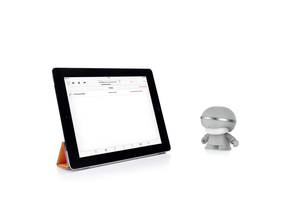 Портативный динамик Bluetooth mini XBOY серый - фото 6