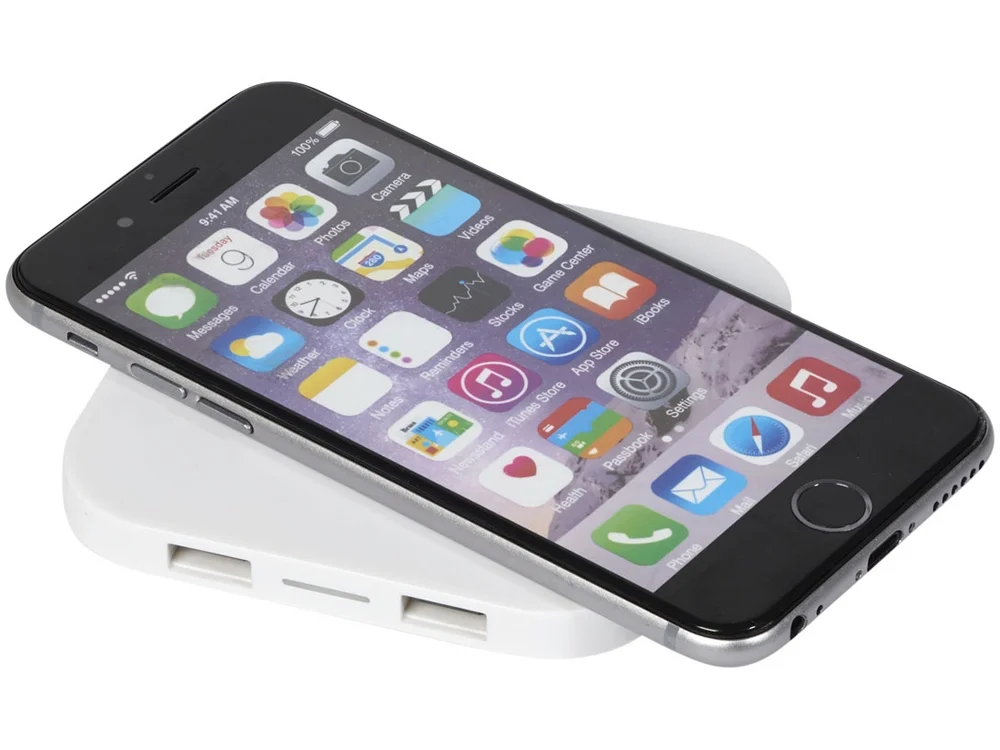 Беспроводное зарядное устройство-хаб Ozone белый - фото 2