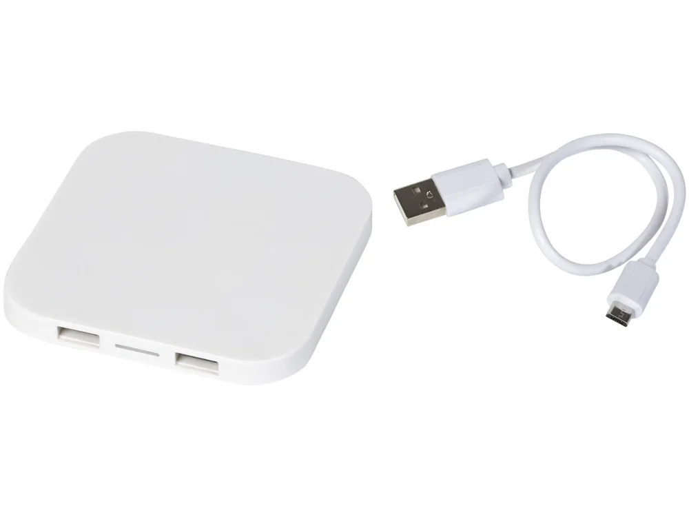 Беспроводное зарядное устройство-хаб Ozone белый - фото 3