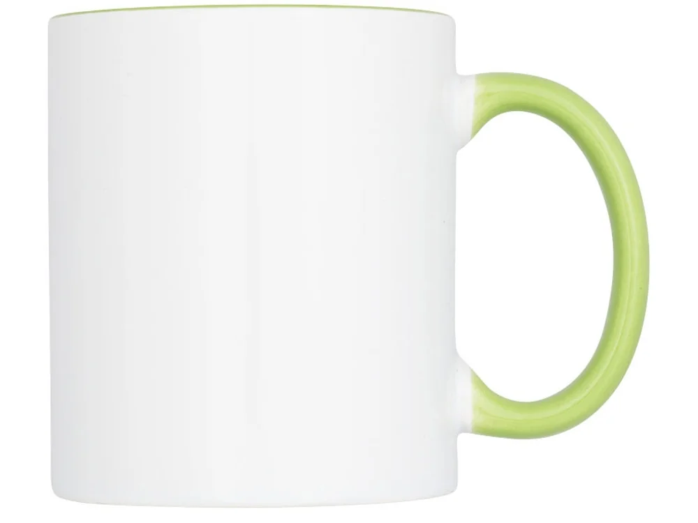 Кружка Pix для сублимации белый/зеленый 330 мл - фото 2