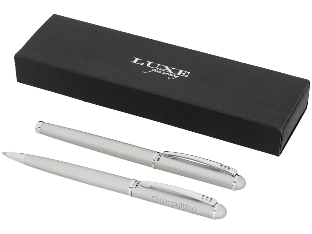 Подарочный набор ручек Andante серебристый - фото 4