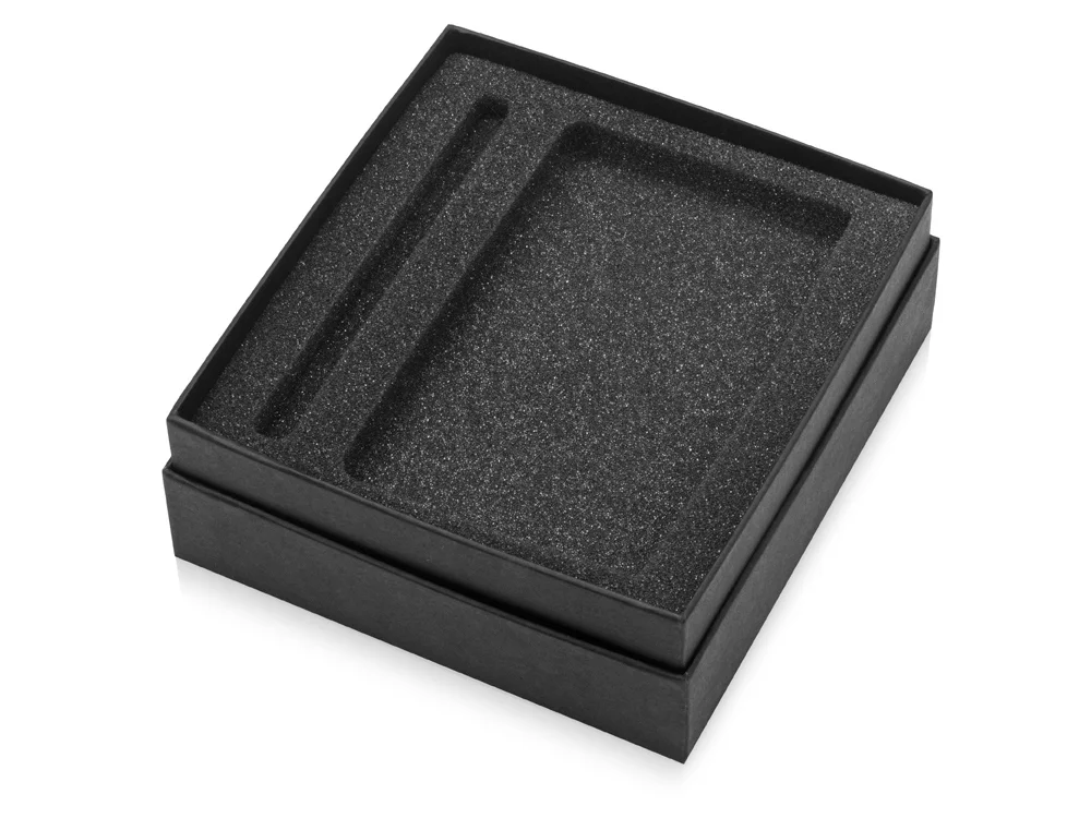 Подарочный набор Reporter с ручкой и блокнотом А6 синий/черный/золотистый - фото 10