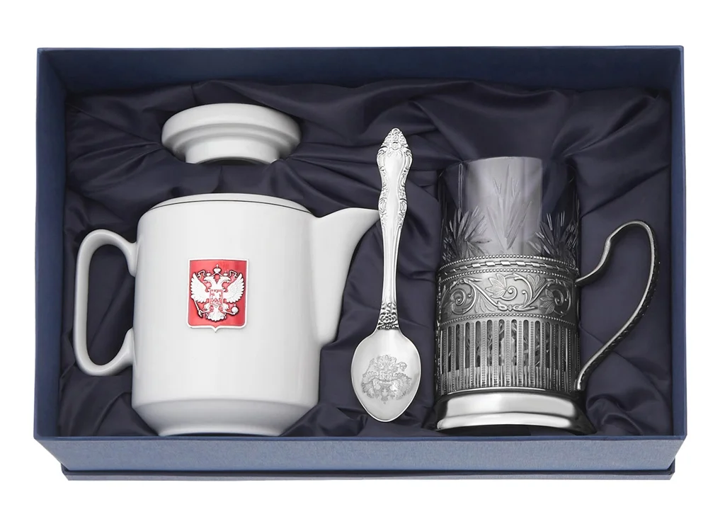 Чайный набор «Эгоист», серебристый, 250 мл, 500 - фото 2