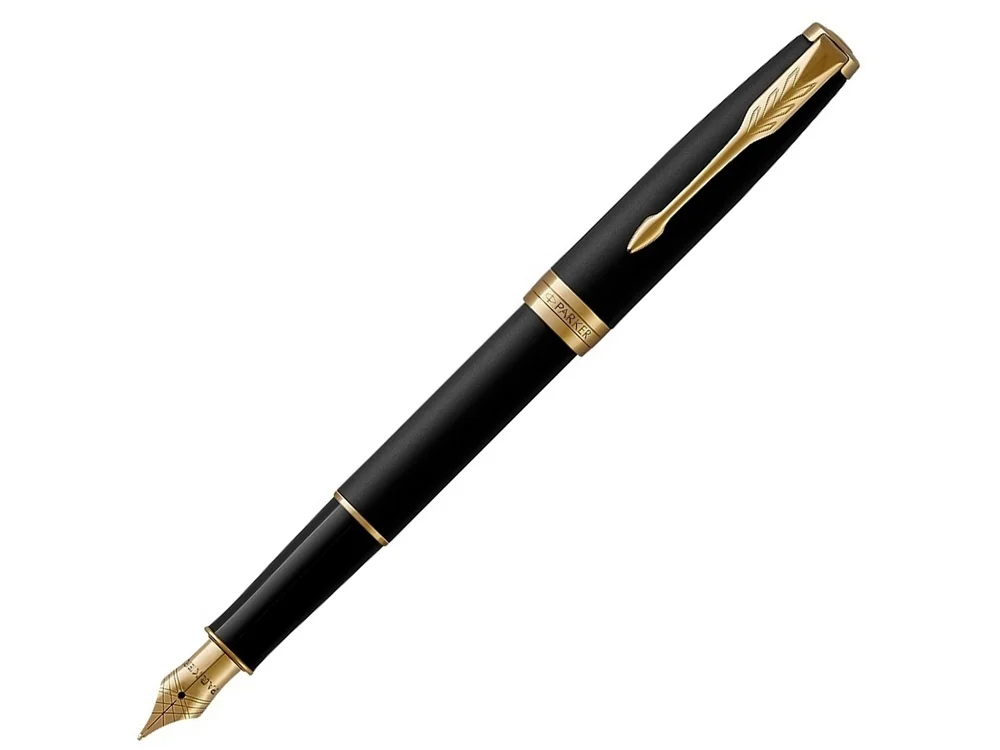Ручка перьевая Parker Sonnet Matt Black GT - фото 1