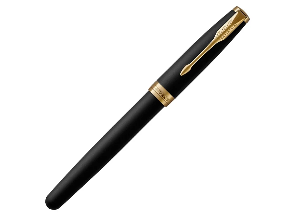 Ручка перьевая Parker Sonnet Matt Black GT черный/золотистый - фото 4