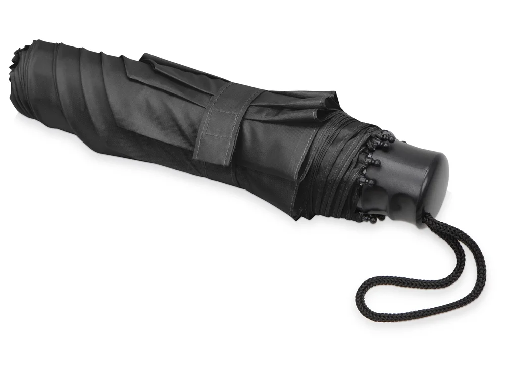 Зонт складной Columbus черный - фото 3