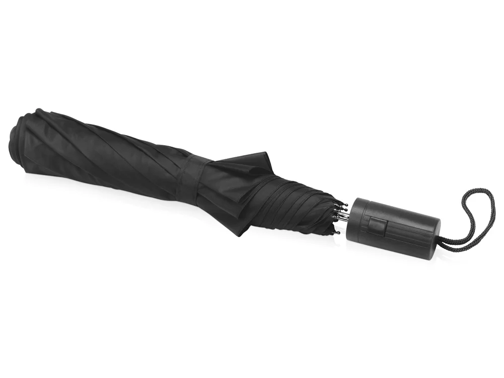 Зонт складной Tulsa черный - фото 3